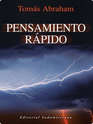 cover image of Pensamiento rápido